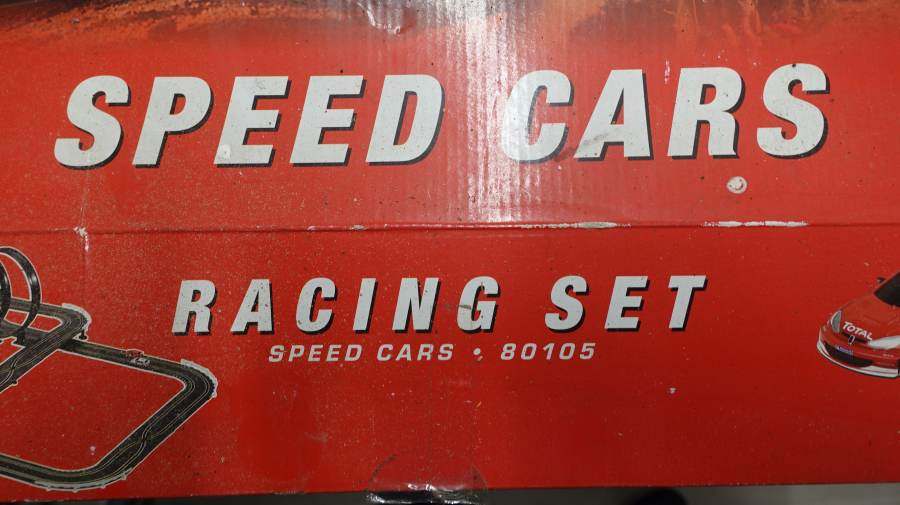 Carrera Racing Set 80105 Speed Cars mit Autos & Zubehör ungeprüft