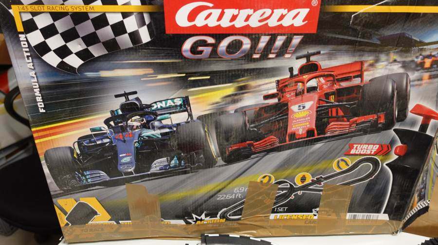 Carrera GO!!! Formel Rennbahn Set mit 2 Autos & Zubehör ungeprüft