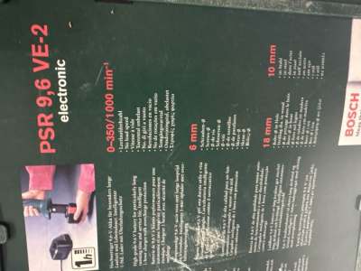 Bosch Akkuschrauber PSR 9,6 VE2