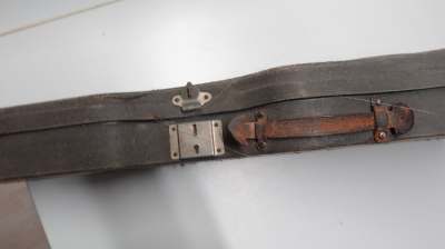 Alte Geige mit Koffer Zubehör Bastlerobjekt Vintage