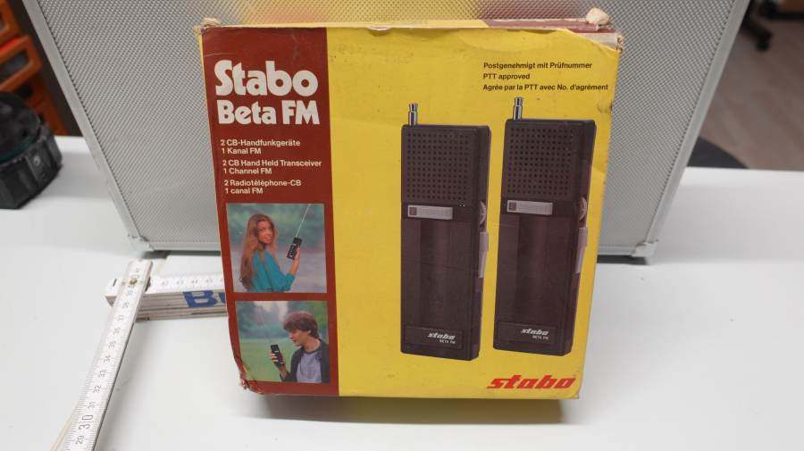 Stabo Beta FM CB Funkgeräte Set Vintage mit OVP und Zubehör