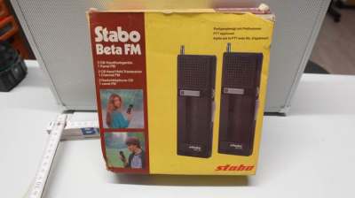 Stabo Beta FM CB Funkgeräte Set Vintage mit OVP und Zubehör