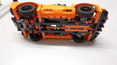 LEGO Technic Corvette ZR1 orange Sportwagen Modell komplett