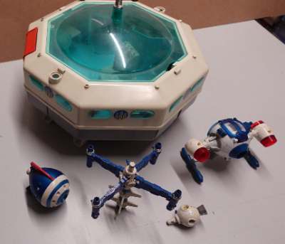 Playmobil Raumstation Vintage 1980er mit Zubehör