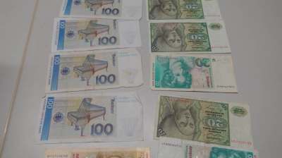 Deutsche Mark Sammlung 1010 DM Geldscheine BRD alt Konvolut