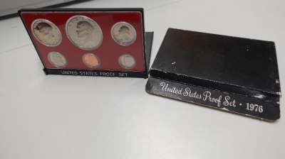 US Proof Set 1976 original USA Münzen Sammlerset im Etui