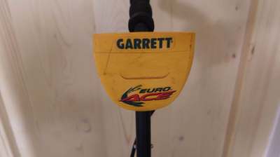 Garrett Euro ACE Metalldetektor mit Spule, gebraucht, funktional