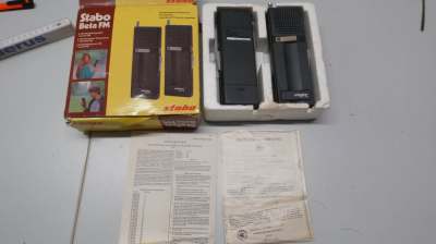 Stabo Beta FM CB Funkgeräte Set Vintage mit OVP und Zubehör