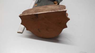 Geschnitzte Holzfigur Heiligenfigur Maria barock Stil farbig Antik