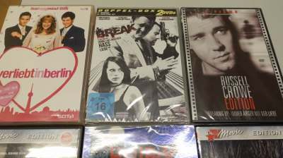 9 x  DVD Sammlung Thriller 9 Filme teilweise neu OVP