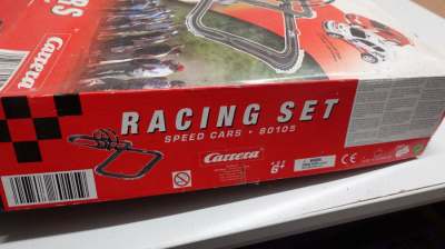 Carrera Racing Set 80105 Speed Cars mit Autos & Zubehör ungeprüft
