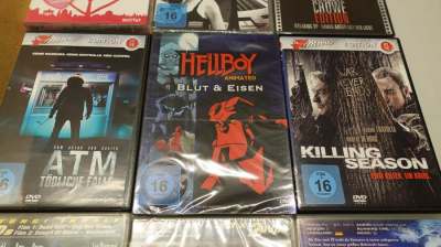 9 x  DVD Sammlung Thriller 9 Filme teilweise neu OVP