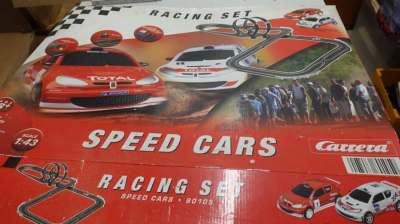 Carrera Racing Set 80105 Speed Cars mit Autos & Zubehör ungeprüft