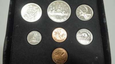 Kanada Münzsatz 1972 Royal Canadian Mint Set im Etui komplett