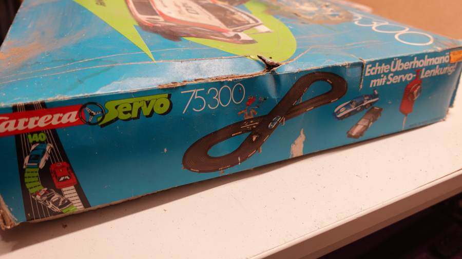 Carrera Servo 140 75300 Rennbahn mit Autos & Zubehör ungeprüft