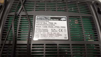 2x FRITZ!Box Router 7560 + 7270 WLAN DSL Router Set